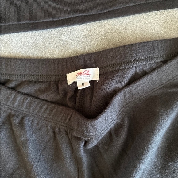 Coca Cola polar bears with Christmas trees fleece 2 piece pajama set - Picture 4 of 7